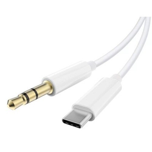Powertech POWERTECH καλώδιο USB-C σε 3.5mm CAB-UC093, 1m, λευκό