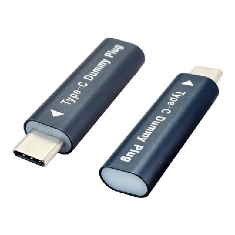 Powertech POWERTECH USB-C display emulator plug CAB-UC094, 4K/60Hz, γκρι