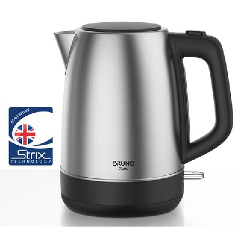 Bruno BRUNO βραστήρας νερού BRN-0246, ανοξείδωτος, 1.7L, STRIX, 2200W, inox