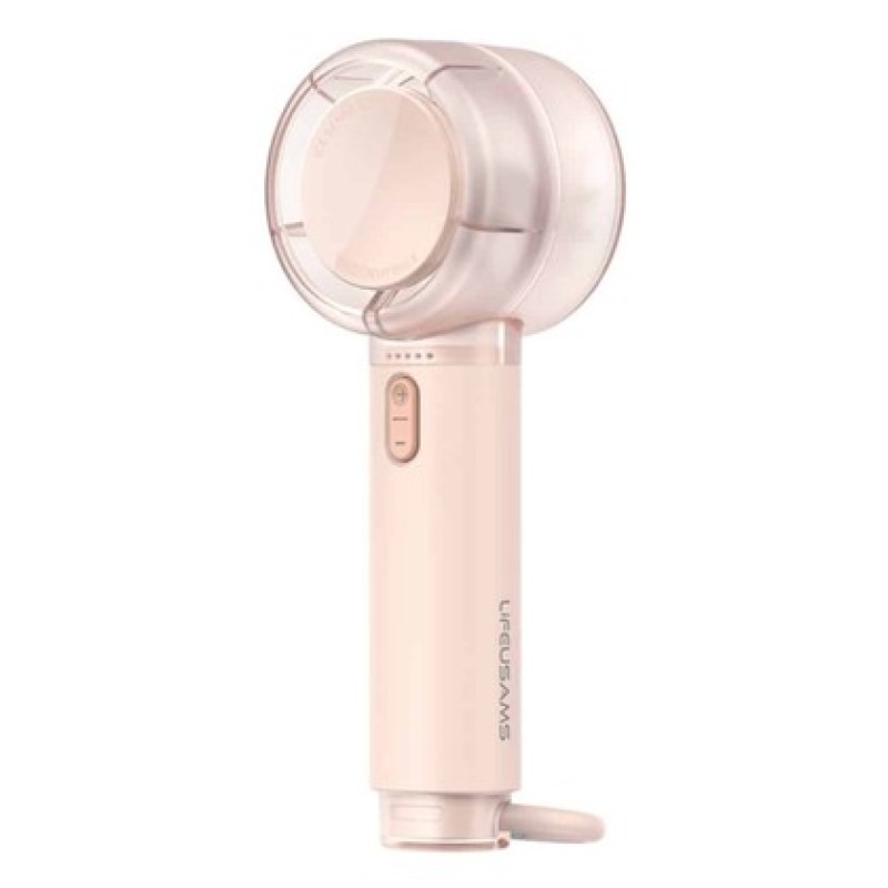 USAMS USAMS φορητός ανεμιστήρας LU01 με 5 ταχύτητες, 2000mAh, ροζ