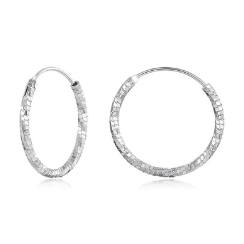 BAMOER BAMOER σκουλαρίκια κρίκοι BSE1178-M, ασήμι 925, 2.1cm, ασημί