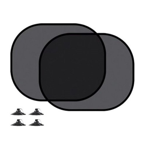 UNBRANDED Σκίαστρα αυτοκινήτου DA354, με βεντούζα, 44x36.5cm, 2τμχ