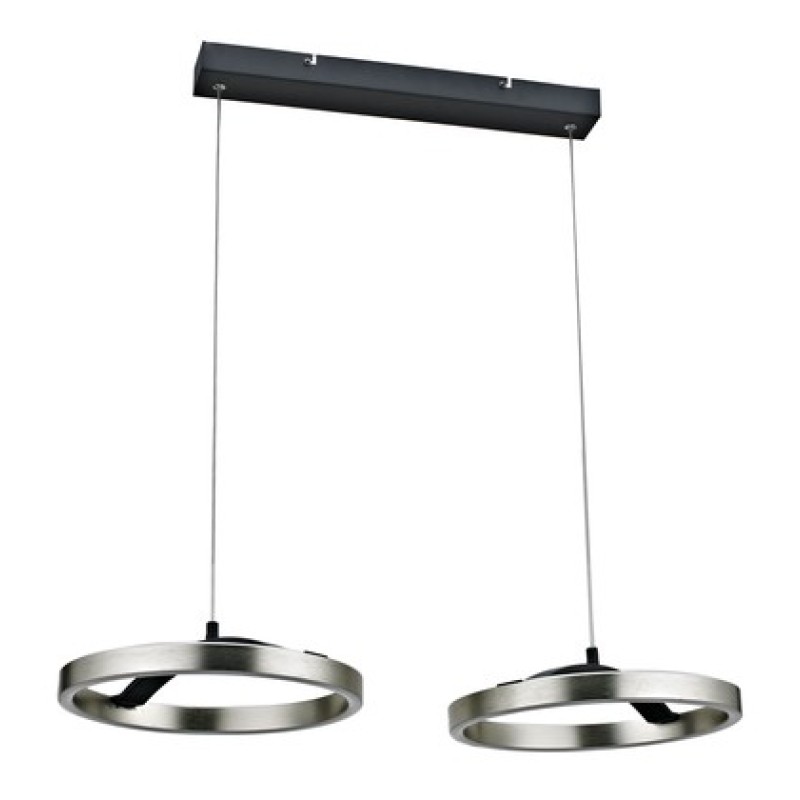 Powertech POWERTECH LED φωτιστικό οροφής HLL-0203, 42W, 4000K, 70x30x120cm, ασημί/μαύρο