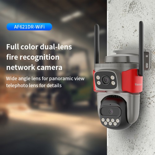VSTARCAM VSTARCAM smart κάμερα AF621DR, dual lens, αναγνώριση φωτιάς & καπνού, 2MP, WiFi, SD, PTZ, IP66