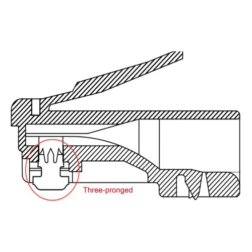GOOBAY GOOBAY βύσμα RJ45 93829, CAT 6 STP, μεταλλικό, 10τμχ
