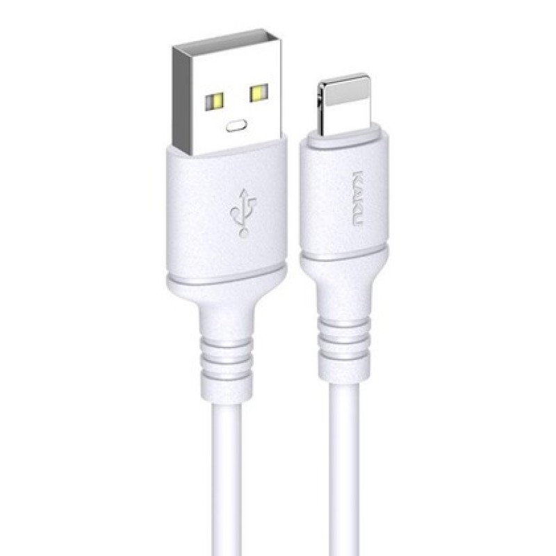 KAKUSIGA KAKUSIGA καλώδιο Lightning σε USB KSC-421, 2.8A, 480Mbps, 2m, λευκό
