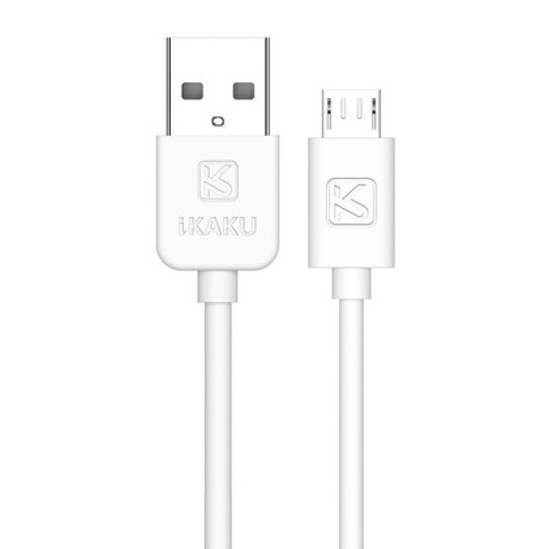 KAKUSIGA KAKUSIGA καλώδιο micro USB σε USB KSC-332, 2.4A, 480Mbps, 2m, λευκό