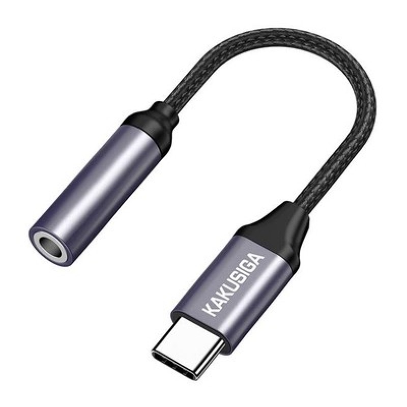 KAKUSIGA KAKUSIGA αντάπτορας USB-C σε 3.5mm KSC-428, γκρι