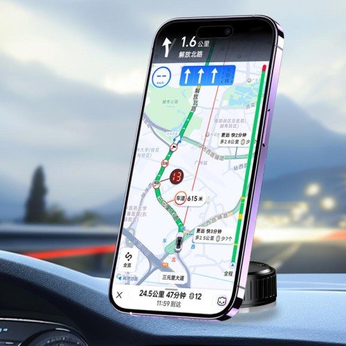 KAKUSIGA KAKUSIGA βάση smartphone αυτοκινήτου KSC-1718 για ταμπλό, μαγνητική, μαύρη