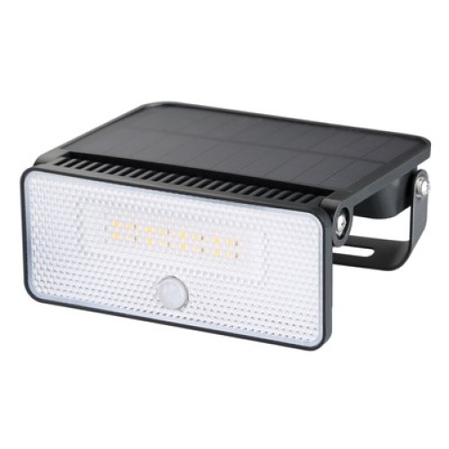 Powertech POWERTECH LED ηλιακό φωτιστικό PT-1517 με αισθητήρα κίνησης, 8W, 1800mAh, μαύρο