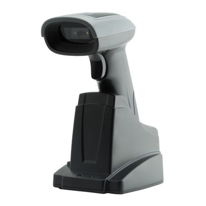 GTCODESTAR GTCODESTAR barcode scanner X-1901B με βάση, 1D & 2D, ενσύρματο & ασύρματο, Bluetooth, 2000mAh, μαύρο