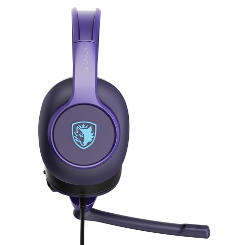 SADES SADES gaming headset UPOWER, 3.5mm σύνδεση, 40mm, μωβ
