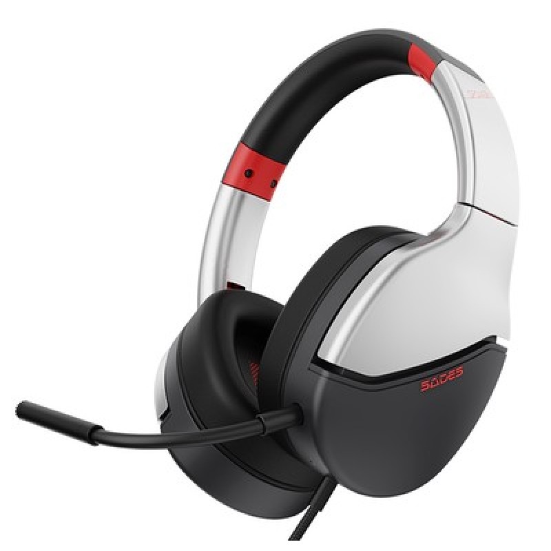 SADES SADES gaming headset SPOWER, 3.5mm σύνδεση, 40mm, multi-platform, ασημί