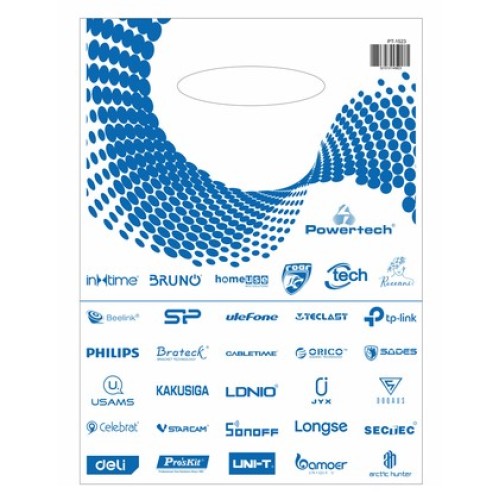 UNBRANDED Σακούλα εμπορευμάτων τύπου χούφτας PT-1523, 30x40cm, νάιλον, 30τμχ