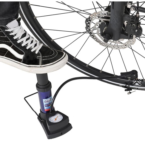 ALCA ALCA τρόμπα ποδιού 201300 με μανόμετρο, 160PSI, μπλε