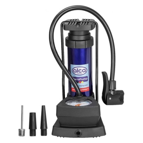 ALCA ALCA τρόμπα ποδιού 201300 με μανόμετρο, 160PSI, μπλε