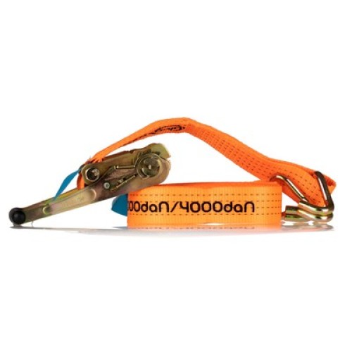 ALCA ALCA ιμάντας πρόσδεσης φορτίου 406400 με καστάνια & γάντζο, 8m, έως 4T