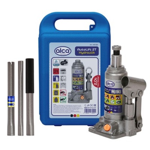 ALCA ALCA υδραυλικός γρύλος μπουκάλας 431020, έως 2 τόνοι, 31cm