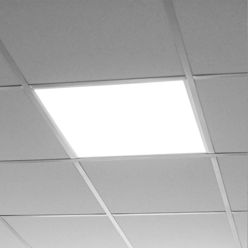 Powertech POWERTECH LED panel ψευδοροφής PT-1533, 40W, 59.5x59.5cm, τετράγωνο, 4000K, 4000lm, λευκό