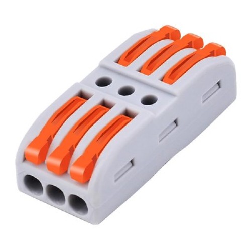 Powertech POWERTECH κλέμα σύνδεσης καλωδίων TOOL-0104, 3pin προς 3pin, 10τμχ