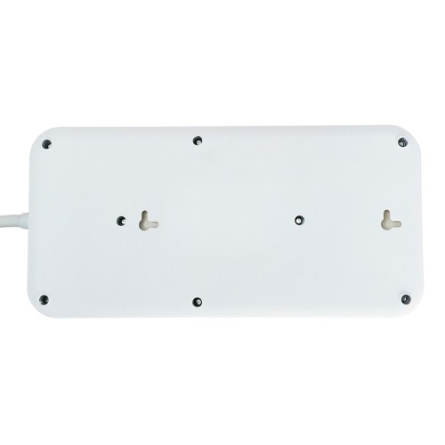 Powertech POWERTECH πολύπριζο ασφαλείας PT-1534, 8 θέσεων, 16A, 1.5m, λευκό