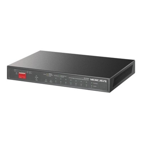 MERCUSYS MERCUSYS Desktop Switch MS110GMP, 8x 10/100/1000Mbps PoE+, 2x Gigabit, Ver. 1.0