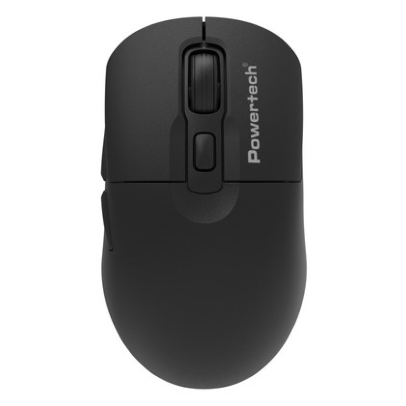 Powertech POWERTECH ασύρματο ποντίκι PT-1542, 2.4GHz, έως 5000DPI, αθόρυβο, μαύρο