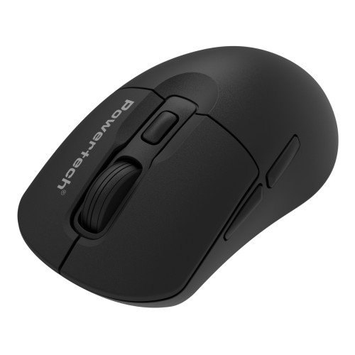 Powertech POWERTECH ασύρματο ποντίκι PT-1543, 2.4GHz & Bluetooth, έως 2400DPI, αθόρυβο, μαύρο
