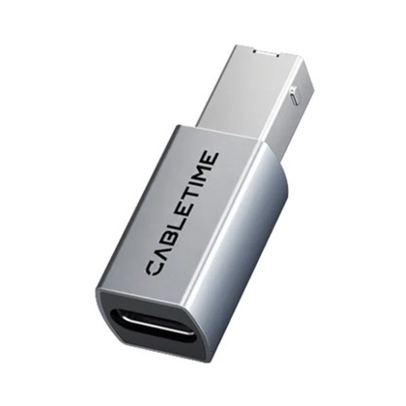 CABLETIME CABLETIME αντάπτορας USB-C σε USB Type B CT-CFBM2-AG, 480Mbps, γκρι