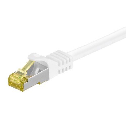GOOBAY GOOBAY καλώδιο δικτύου 91090, CAT 7 S/FTP, copper, 500MHz, 0.50m, λευκό