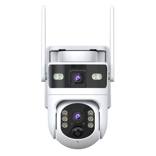 Powertech POWERTECH smart ηλιακή κάμερα PT-1547, dual lens, 4MP, 4G, PTZ, SD, IP65