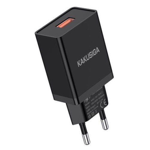 KAKUSIGA KAKUSIGA φορτιστής τοίχου KSC-930, USB, 2.4A, μαύρος