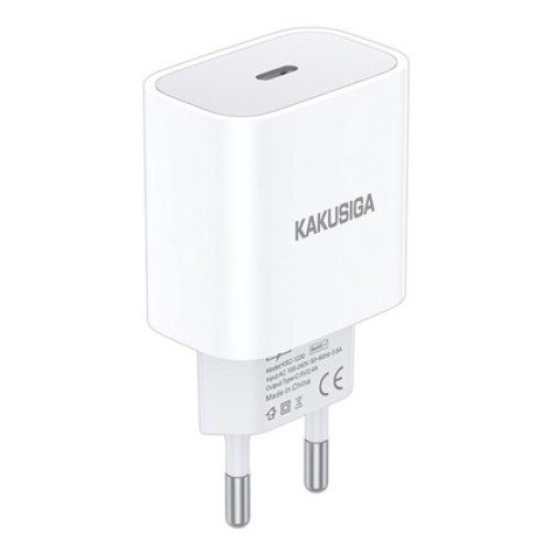 KAKUSIGA KAKUSIGA φορτιστής τοίχου KSC-1230, USB-C, 2.4A, λευκός