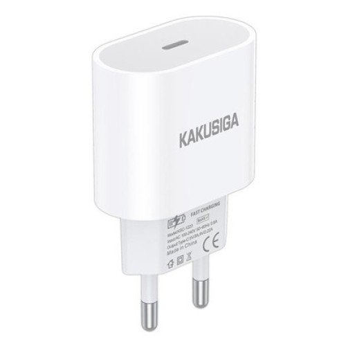 KAKUSIGA KAKUSIGA φορτιστής τοίχου KSC-1223, USB-C, 20W, λευκός