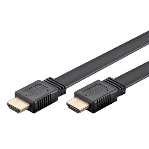GOOBAY GOOBAY καλώδιο HDMI 77134 με Ethernet, flat, 8K/60Hz, 48 Gbps, 1.5m, μαύρο