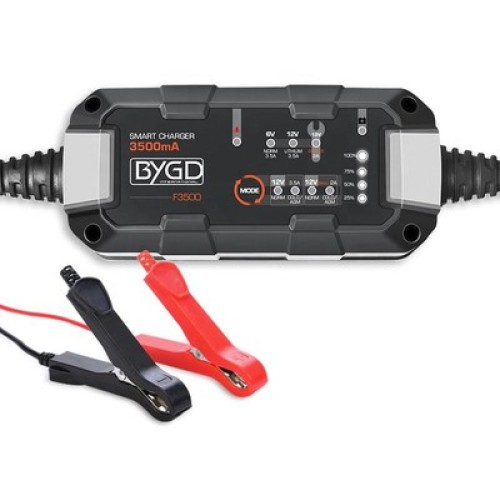 BYGD BYGD φορτιστής & συντηρητής μπαταρίας αυτοκινήτου F3500, 6-12V/3.5A