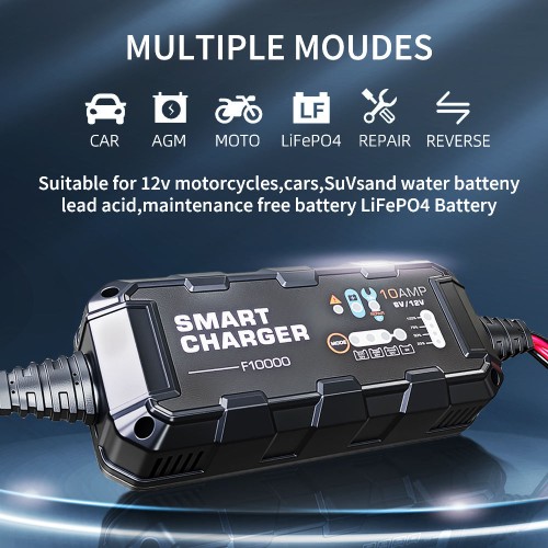 BYGD BYGD φορτιστής & συντηρητής μπαταρίας αυτοκινήτου F10000, 6V/2A 12V/10A