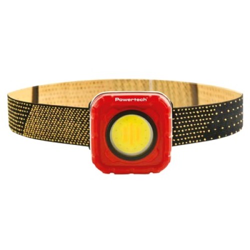 Powertech POWERTECH LED φακός κεφαλής PT-1548, 4 σε 1, επαναφορτιζόμενος, 950lm, IP64, κόκκινος