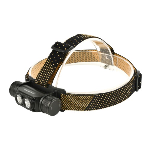 Powertech POWERTECH LED φακός κεφαλής PT-1549, επαναφορτιζόμενος, 1000lm, IP44, μαύρος