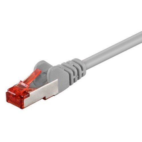 GOOBAY GOOBAY καλώδιο δικτύου 50887, CAT 6 S/FTP, copper, 250MHz, 2m, γκρι