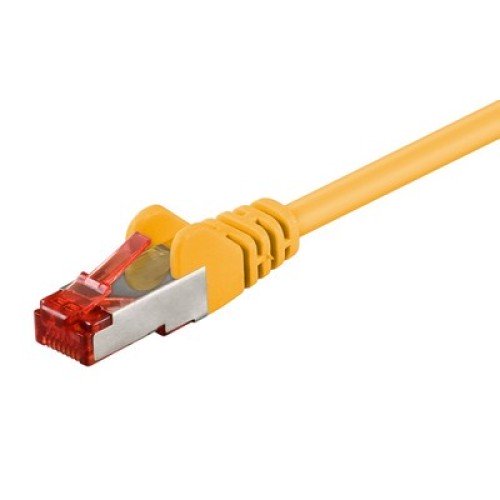 GOOBAY GOOBAY καλώδιο δικτύου 92453, CAT 6 S/FTP, copper, 250MHz, 0.15m, κίτρινο