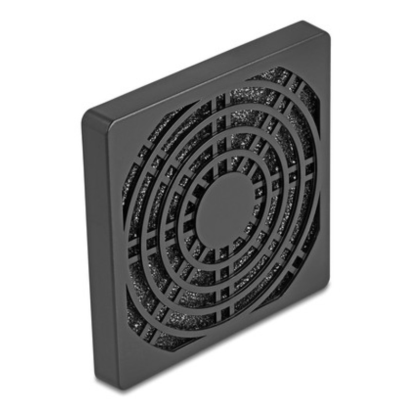 DELOCK DELOCK σχάρα για 80mm ανεμιστήρα 67311 με φίλτρο σκόνης, πλαστική, μαύρη