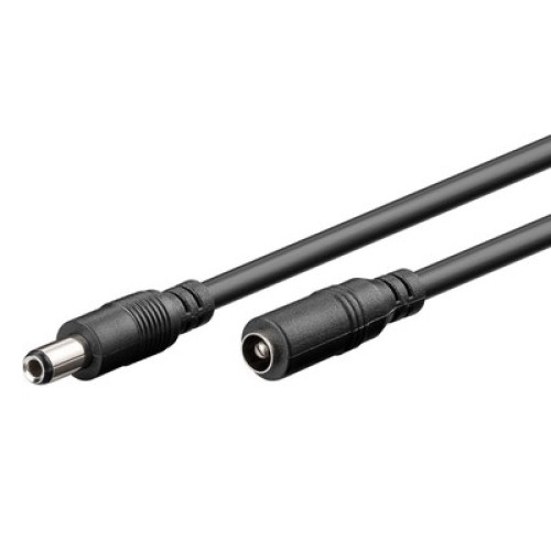 GOOBAY GOOBAY καλώδιο προέκτασης τροφοδοσίας 71401, 5.5x2.5mm, 3m, μαύρο