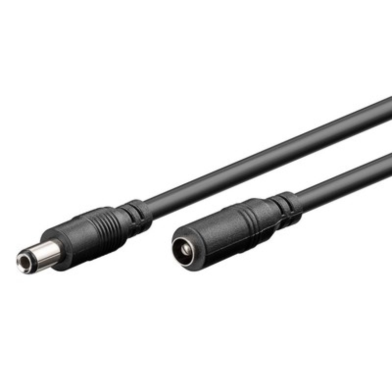 GOOBAY GOOBAY καλώδιο προέκτασης τροφοδοσίας 71401, 5.5x2.5mm, 3m, μαύρο