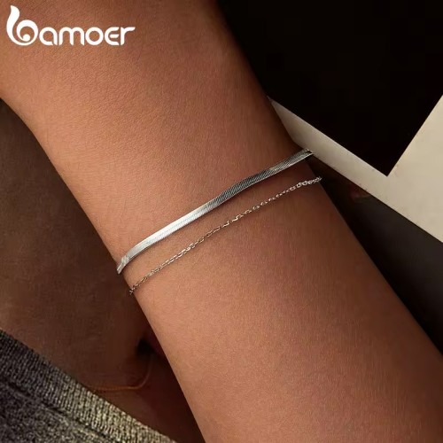 BAMOER BAMOER βραχιόλι BSB193, ασήμι 925, ασημί