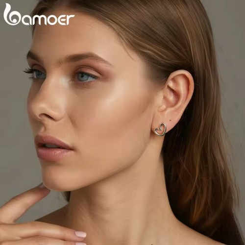 BAMOER BAMOER σκουλαρίκια καρφωτά SCE1769, ασήμι 925, ασημί