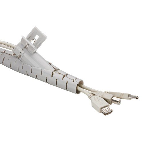 GOOBAY GOOBAY δεματικό καλωδίων 51922, πλαστικό, Φ20mm, 2.5m, γκρι
