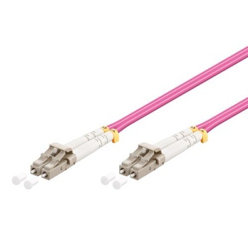 GOOBAY GOOBAY καλώδιο οπτικής ίνας LC-UPC 95935, Multimode OM4, 2m, βιολετί