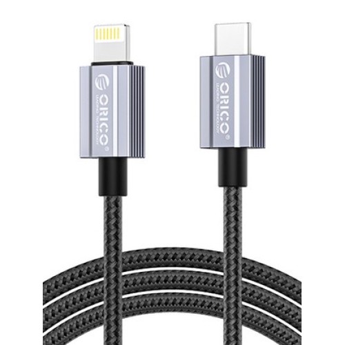 ORICO ORICO καλώδιο Lightning σε USB-C GQA29, 29W, 480Mbps, 1m, μαύρο