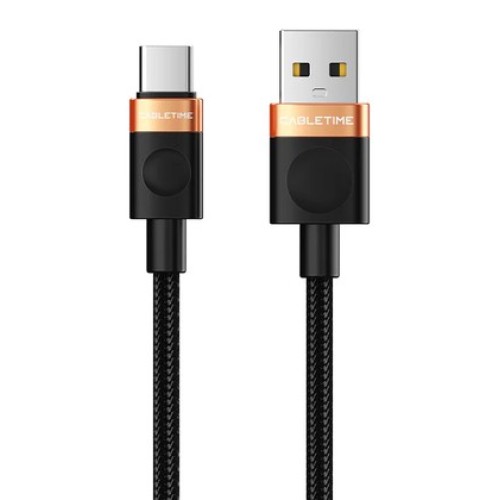 CABLETIME CABLETIME καλώδιο USB-C σε USB CT-AMCM2A, 2A, 480Mbps, 1m, μαύρο